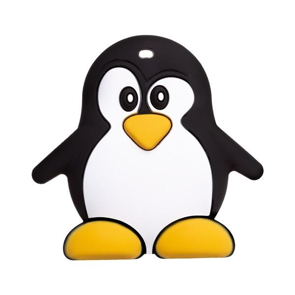 detské silikonové hryzátko tučniak