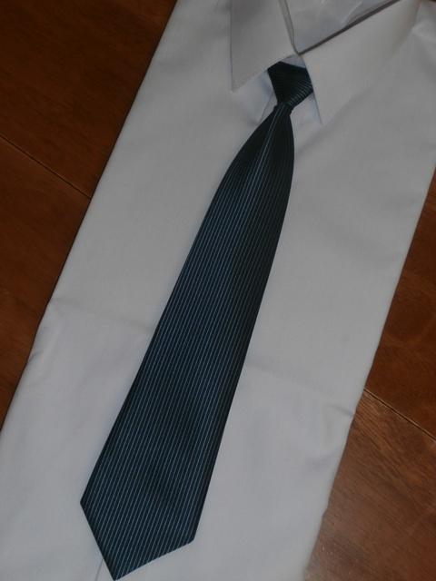 detská kravata vzorovaná - tmavošedá 6