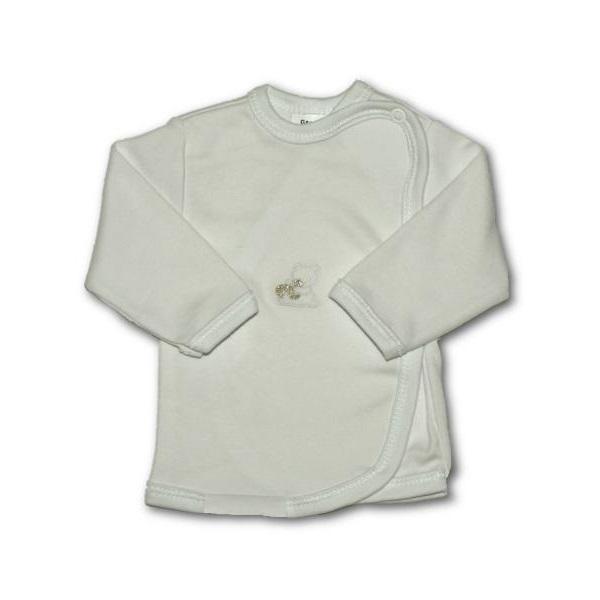 biela kojenecká košeľa s vyšívaným obrázkom veľ. 50