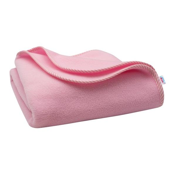 detská fleecová deka - ružová