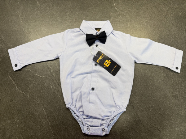 detské košeľové body modré veľ. 86