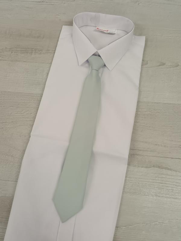 bledošedá chlapčenská kravata