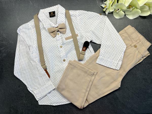 súprava elegant s trakmi - béžová a4 veľ. 110