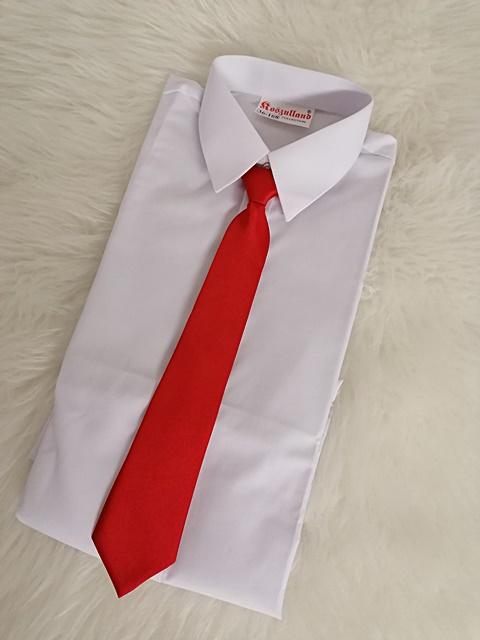 červená chlapčenská kravata