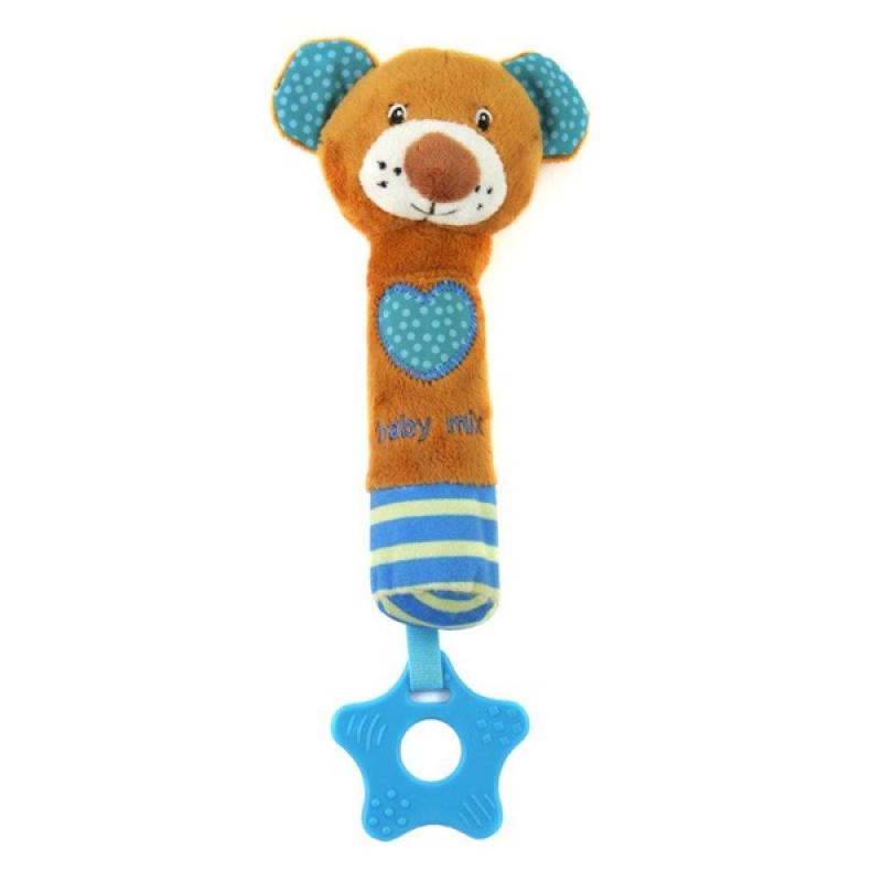 detská plyšová hračka medvedík - modrá