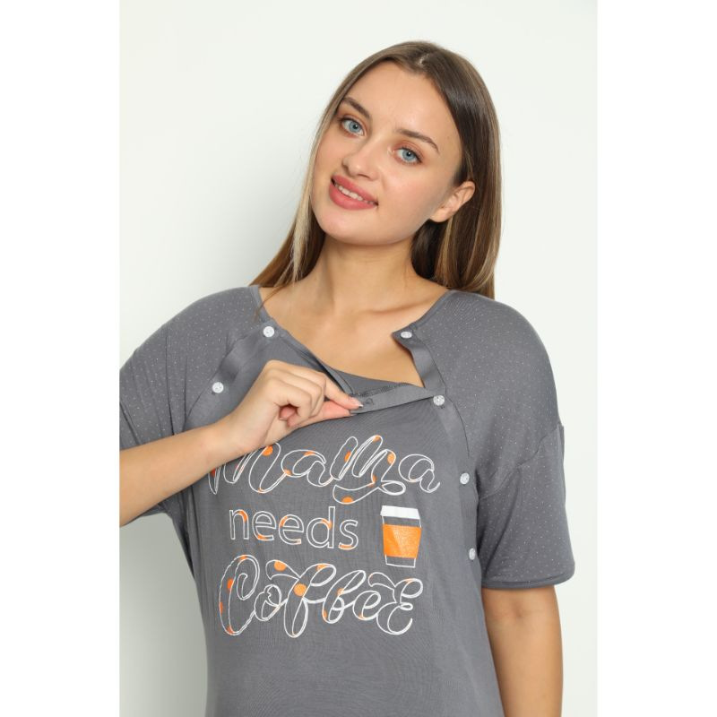 Tehotenské pyžamo Coffee 2