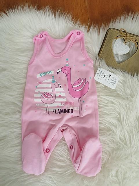 kojenecké dupačky flamingo veľ. 52