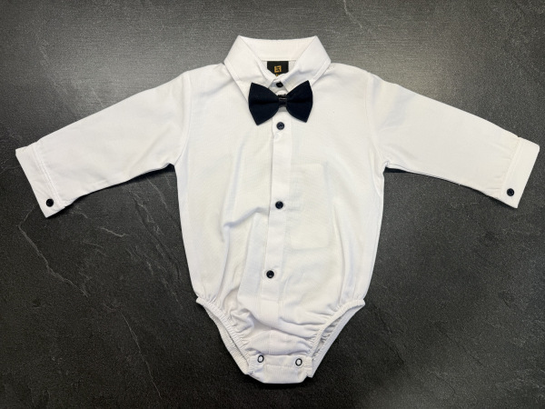 detské košeľové body biele veľ. 92