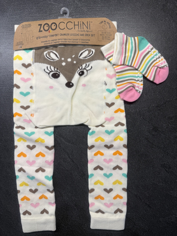Zoocchini legíny a ponožky Fawn 6-12m
