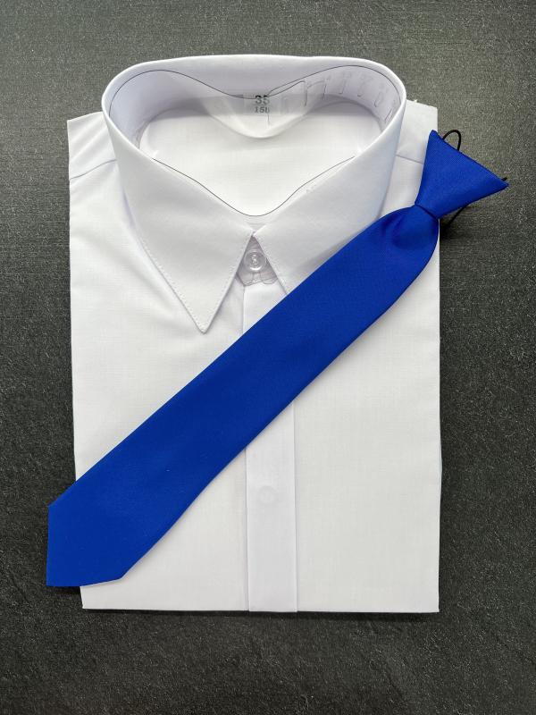 chlapčenská kravata kráľovská modrá 2