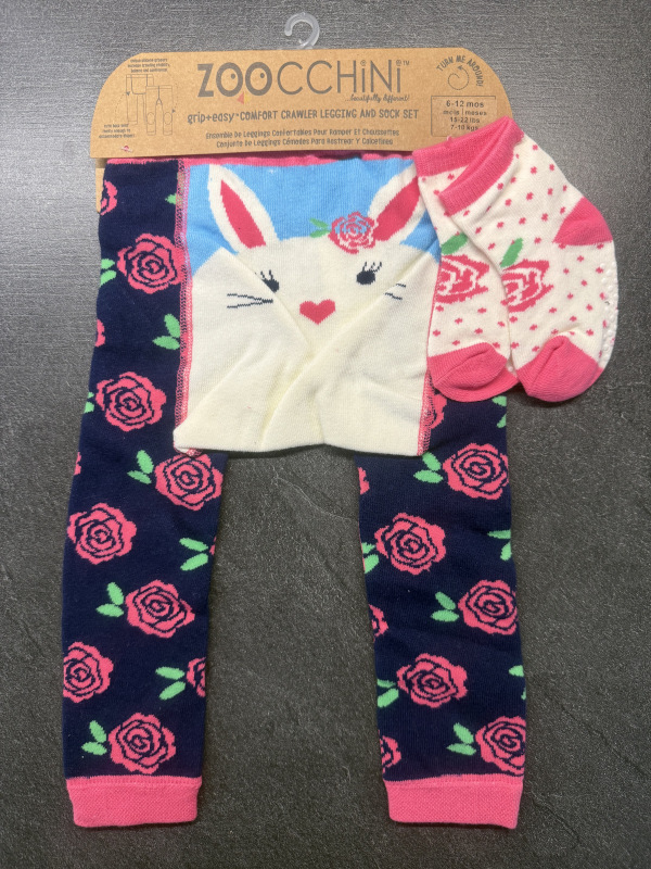 Zoocchini legíny a ponožky Bunny 6-12m