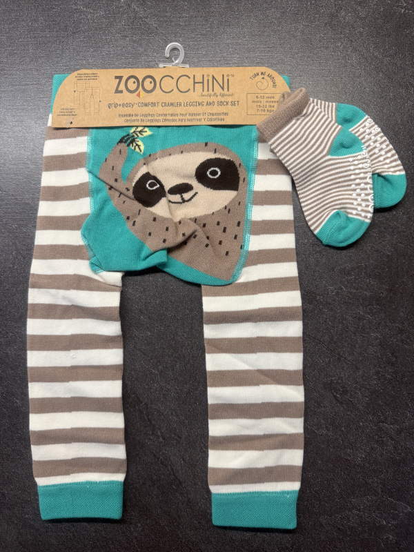 Zoocchini legíny a ponožky Sloth 6-12m