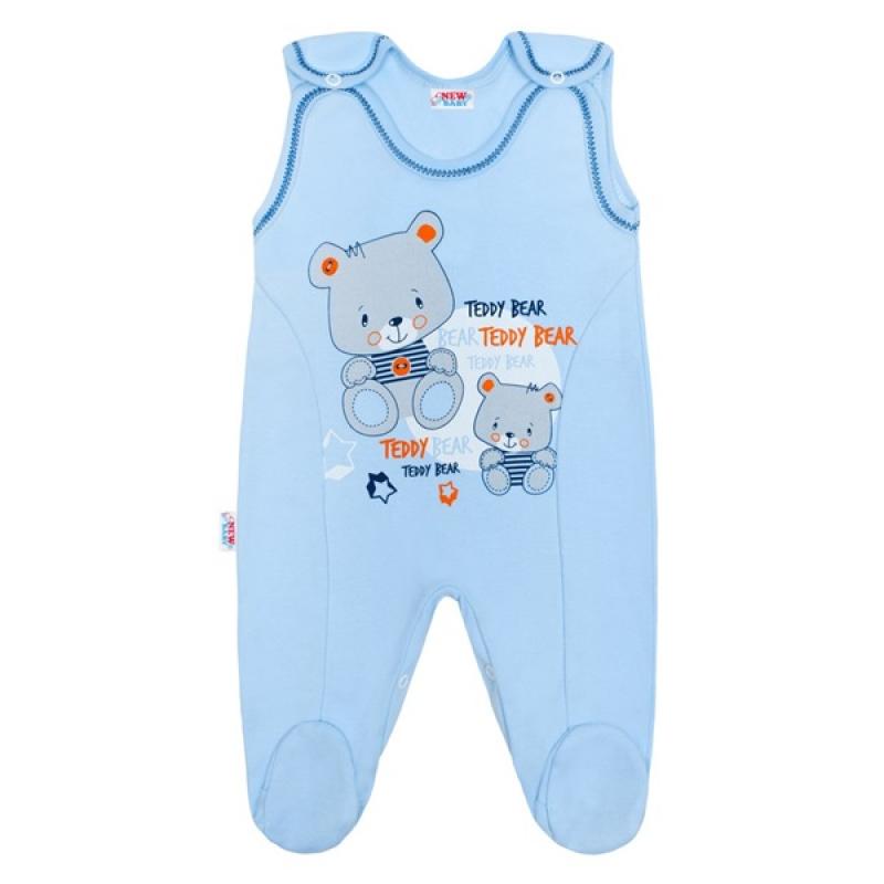 kojenecké dupačky bear - modré veľ. 50