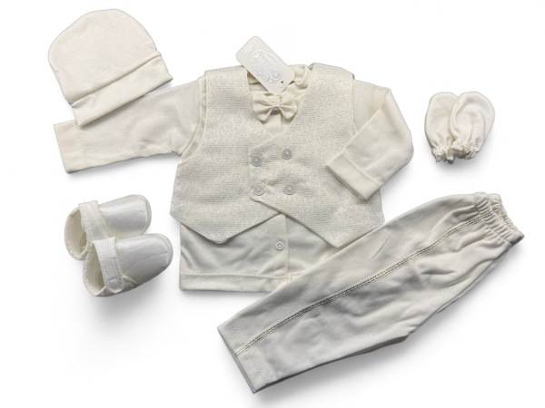 Smotanovo - zlatý chlapčenský set na krst Royal Gold
