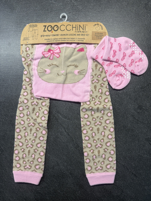Zoocchini legíny a ponožky Kitty 6-12m