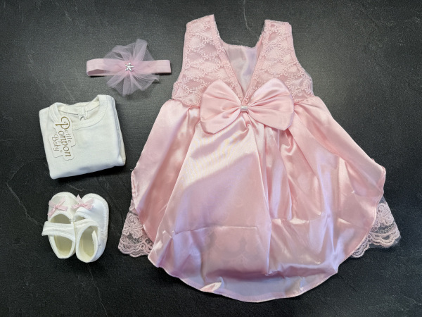 Dievčenské šaty na príležitosť s body 45 1