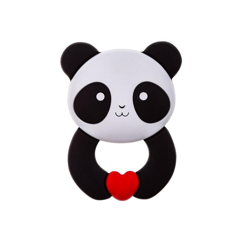 detské silikonové hryzátko panda