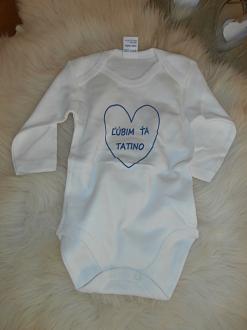 smotanové body s nápisom - ľúbim ťa tatino veľ.62